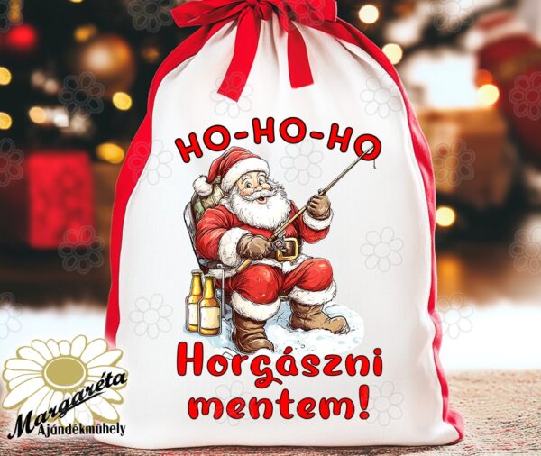 Mikulás zsák egyedi