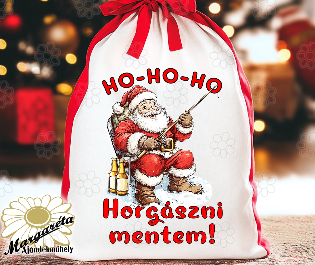 Mikulás zsák egyedi