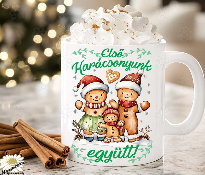 karacsonyi bögre első karácsonyunk együtt mézeskalács