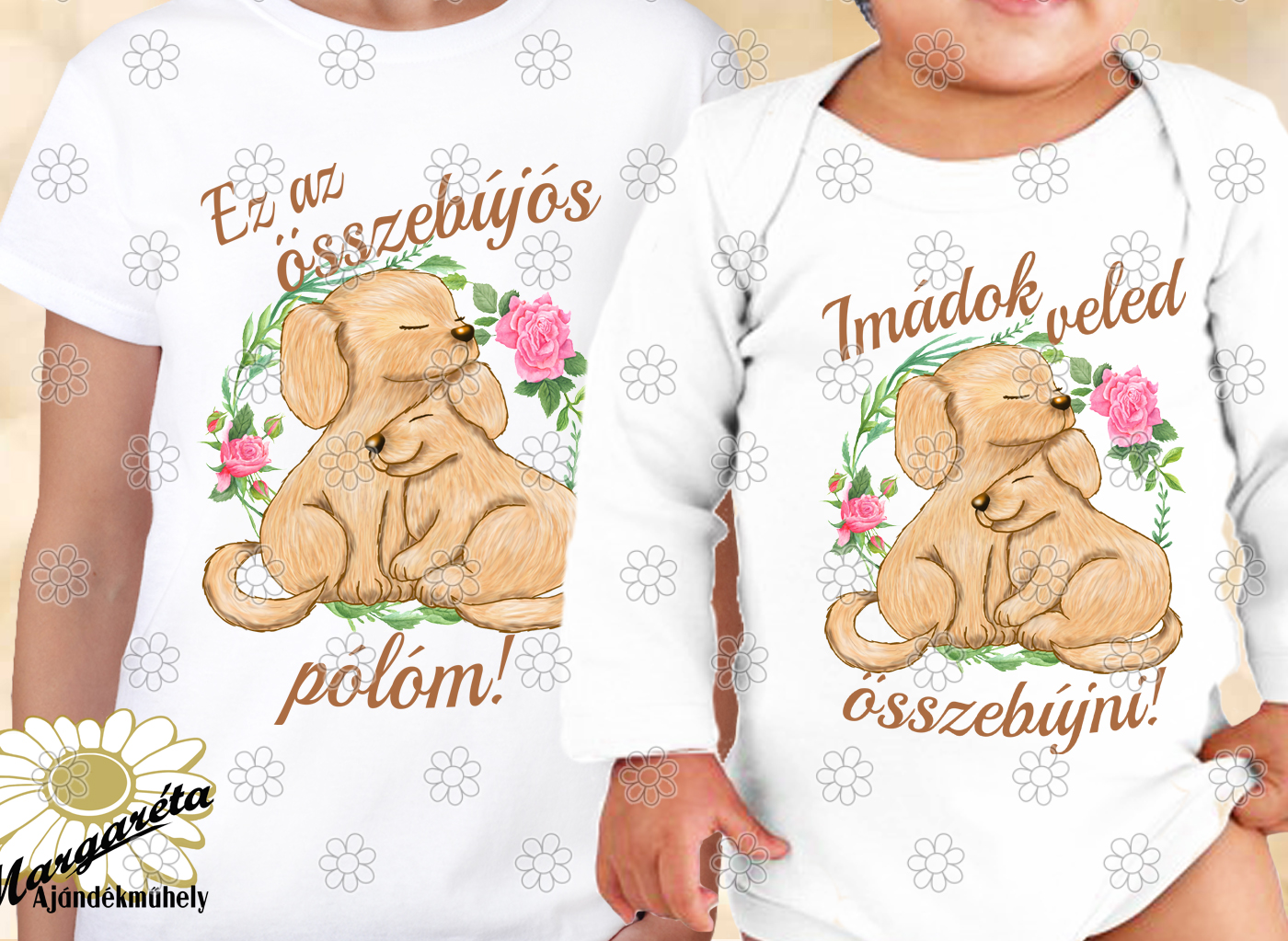 családi szett összebújós kutyus