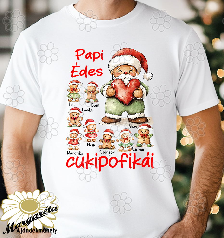 Karácsony mézeskalács nevekkel