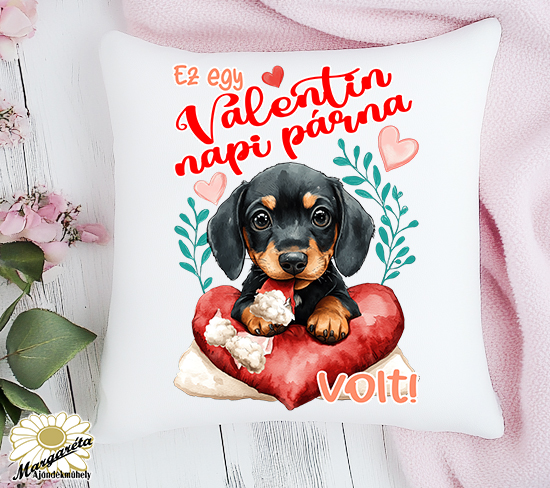 Valentin napi tacsis párna